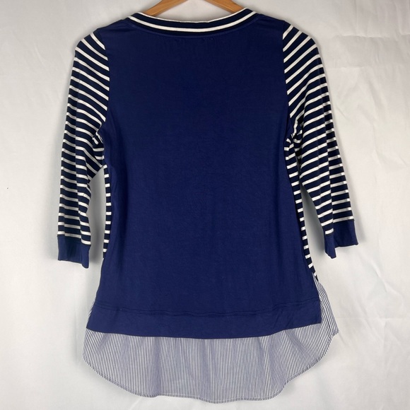 anthropologie little yellow button antibes top - Picture 4 of 6